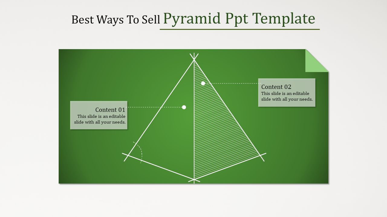 Clear Pyramid PPT Template and Google Slides